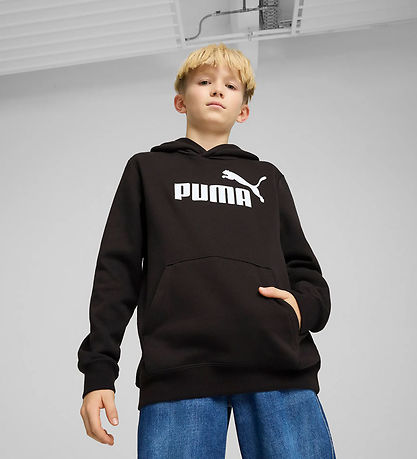 Puma Hættetrøje - Sort m. Hvid