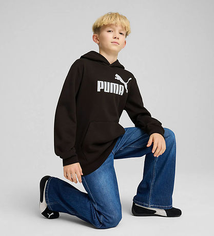 Puma Hættetrøje - Sort m. Hvid