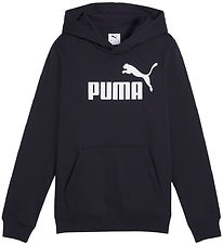 Puma Hættetrøje - Navy m. Hvid