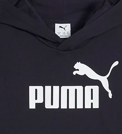 Puma Hættetrøje - Navy m. Hvid