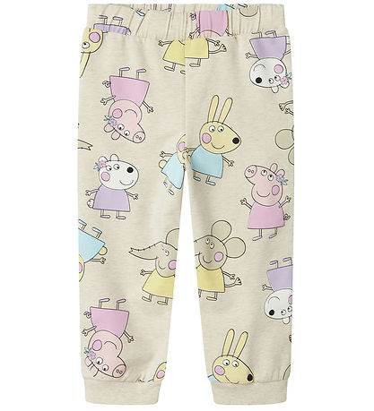 Name It Sweatpants - NmfFira - Peppa Pig - Peyote Melange