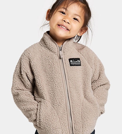 Didriksons Fleecejakke - Teddy - Gibbs - Beach Beige