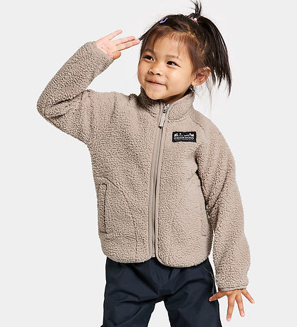 Didriksons Fleecejakke - Teddy - Gibbs - Beach Beige