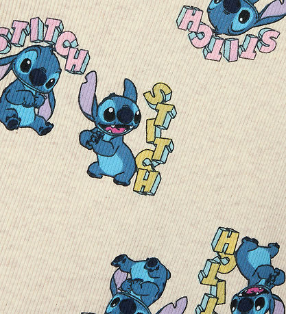 Name It Bluse - Rib - NmfFora - Stitch - Peyote Melange m. Print