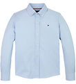 Tommy Hilfiger Skjorte - Piqué - Breezy Blue