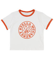 Stella McCartney Kids T-shirt - Hvid/Rød