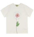 Stella McCartney Kids T-shirt - Ivory m. Blomst