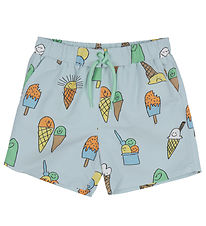 Stella McCartney Kids Badeshorts - Lyseblå m. Is