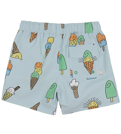 Stella McCartney Kids Badeshorts - Lyseblå m. Is
