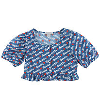 Stella McCartney Kids Top - Blå m. Logoprint