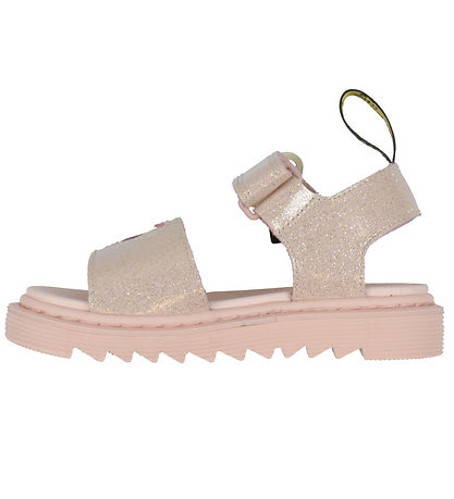 Dr. Martens Sandaler - Marlowe Hearts J - Powder Pink/Cloud Crea
