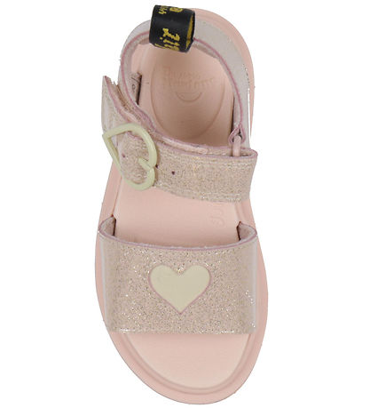 Dr. Martens Sandaler - Marlowe Hearts J - Powder Pink/Cloud Crea