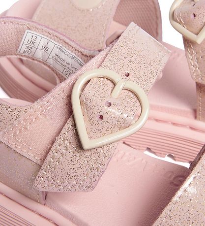 Dr. Martens Sandaler - Marlowe Hearts J - Powder Pink/Cloud Crea