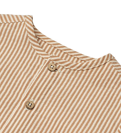 Wheat Skjorte - Shelby - Caramel Stripe