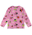 Småfolk Bluse - Pink Lavender m. Mariehøner
