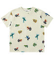 Molo T-shirt - Roxo - Vibrant Frogs m. Print