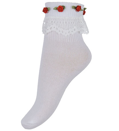 Konges Sløjd Strømper - Lace - 2-pak - Optic White