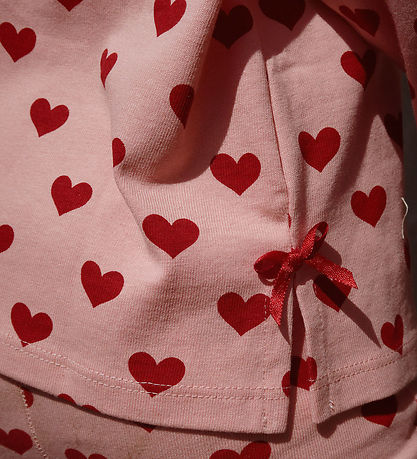 Konges Sløjd Bluse - Drey Slit - Amour Rouge m. Hjerter