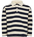 Sofie Schnoor Polobluse - Dark Blue m. Striber