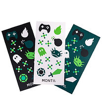 MontiiCo Stickers - 3 Blätter - Game On