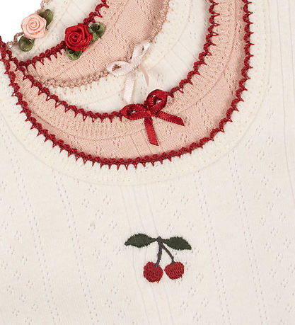 Konges Sløjd Savlesmæk - 5-pak - Minna - Rose/White Mix