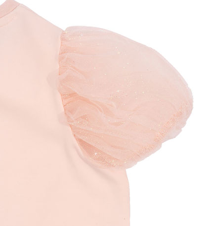 Konges Sløjd T-shirt - Ballerina - Pale Dogwood m. Palietter