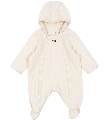 Konges Sløjd Køredragt - Minna - Antique White m. Hulmønster