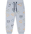 Hust and Claire Sweatpants - Garry - Pearl Grey Melange