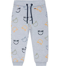 Hust and Claire Sweatpants - Garry - Pearl Grey Melange