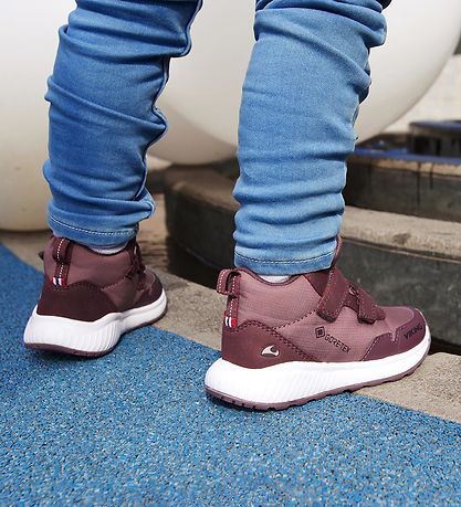 Viking Støvler - Aery Track Mid F GTX - Antiquerose/Grape