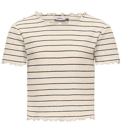 Kids Only T-shirt - Cropped - KogAnits - Antique White/Night Sky