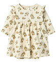 Lil Atelier Kjolebody l/æ - NbfGavo - Rib - Turtledove/LEMON