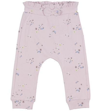 Name It Bukser - NbfDisse - Light Lilac m. Blomster