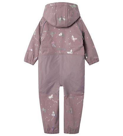 Name It Softshelldragt m. Fleece - Noos - NmfAlfa08 - Elderberry