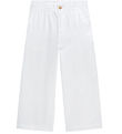Polo Ralph Lauren Bukser - Hør - Wide Leg - Hvid