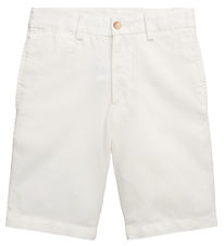 Polo Ralph Lauren Shorts - Hør- Preppy - Hvid