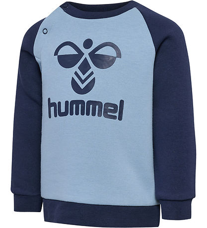 Hummel Sweatsæt - hmlHumming - Black Iris/Faded Denim