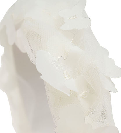 Creamie Hårbøjle - Buttercream m. Sommerfugle