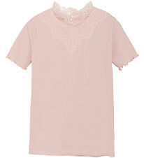 Creamie T-shirt - Rib - Lotus m. Blonder