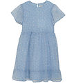 Creamie Kjole - Flower Lurex - Forever Blue
