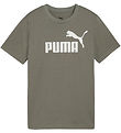 Puma T-shirt - Ess No. 1 Logo - Totally Taupe