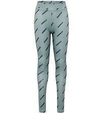 Hummel Leggings - hmlSilje Tights - Iceberg Green