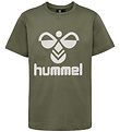 Hummel Stuttermabolur - hmlTres - Olivine