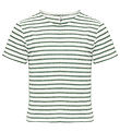 Kids Only T-shirt - Rib - Noos - KogNella - Cloud Dancer m. Stri