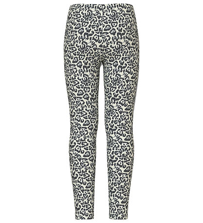 Name It Leggings - 2-pak - NkfVivian - Lysegråmeleret/Sort m. Le