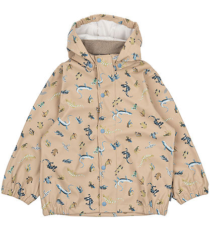 Mikk-Line Regntøj m. Seler - PU - Recycled - Faded Denim m. Magi
