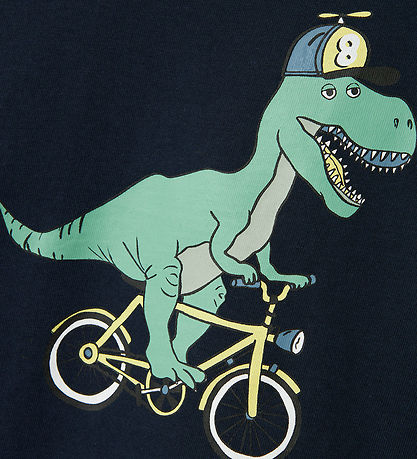 Name It T-shirt - NmmVictor - Navy Blazer/Bike