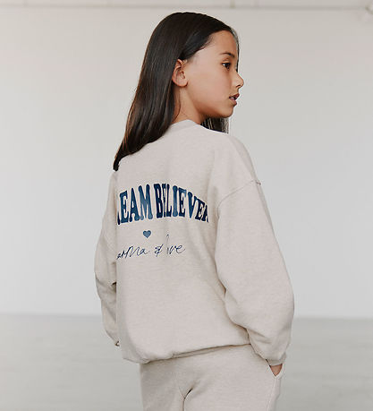 Sofie Schnoor Sweatshirt - Elisy - Beige Melange