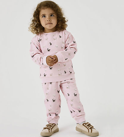 Name It Sweatshirt - NmfBrigitta - Ballerina/Melange m. Katte