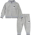 Nike Træningssæt - Cardigan/Bukser - Light Smoke Grey Heather